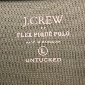 j Crew untucked fit men’s polo.  Medium.
